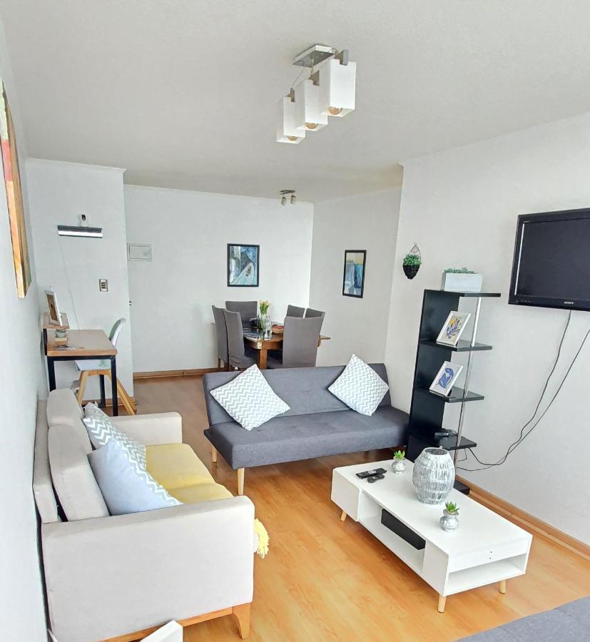 Departamento 3 Y Hermosa Vista Al Mar Apartamento Valparaíso